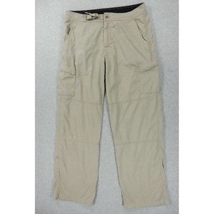 Prana Zion Cargo Roll Up Pants (Mens Large) Tan